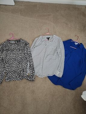 3 Work Tops Set Size Large Great Condition